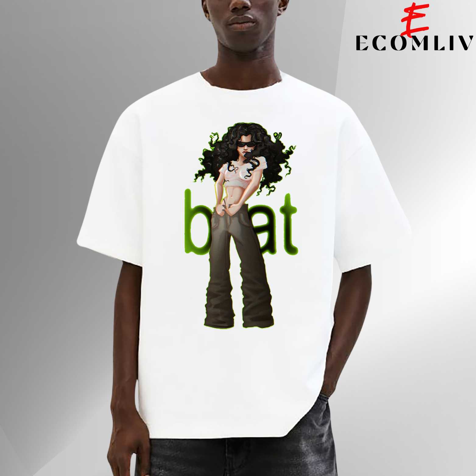 Charli Xcx Brat Pop Tee, Album Music Shirt, Unisex T-Shirt